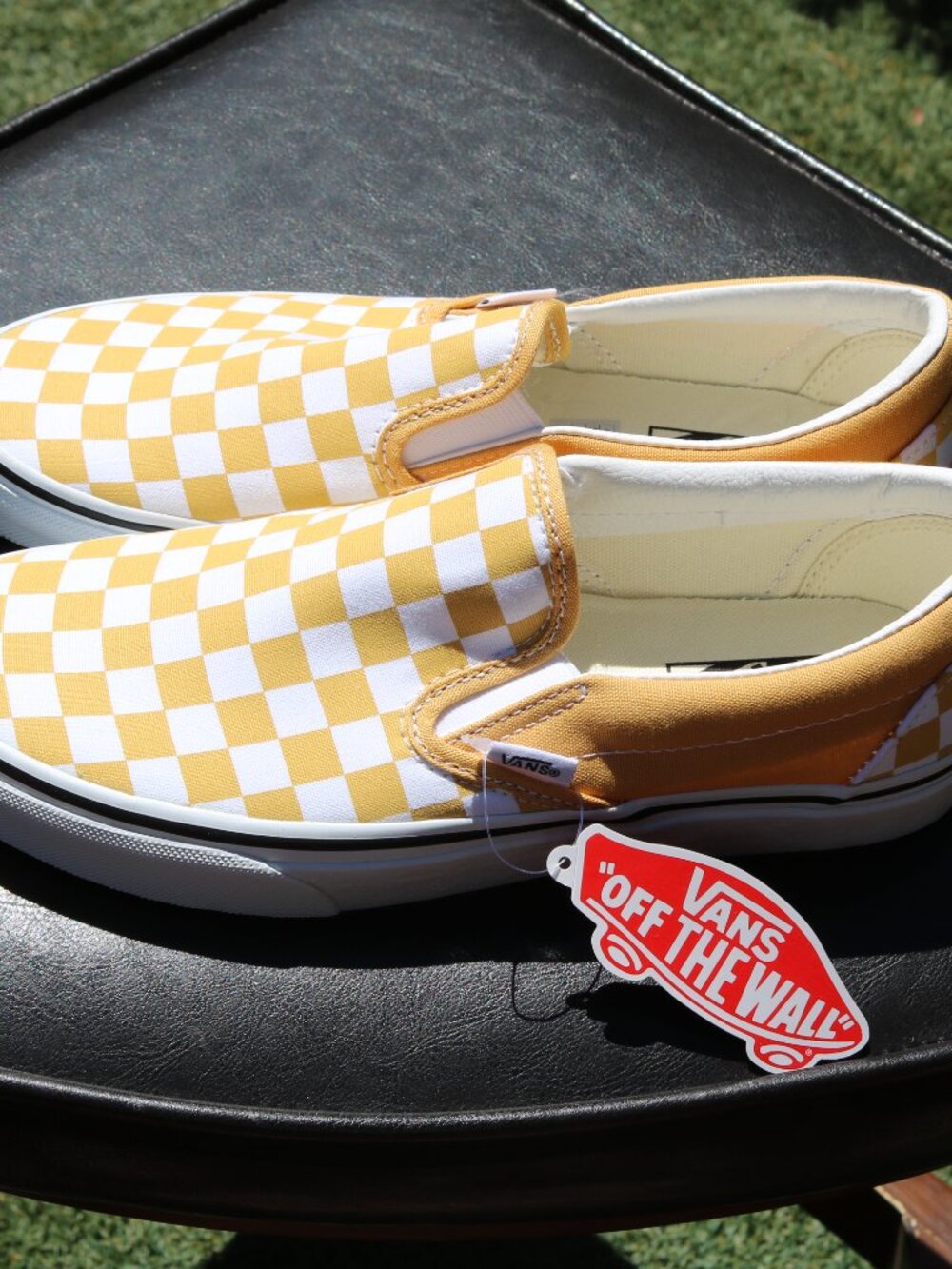 VANS classic slip on yellow checkerboard - Picture 9 of 10